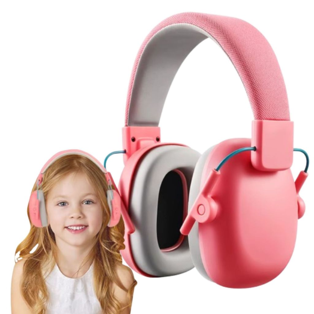 Fone Abafador Autista Espuma Macia Tdah Infantil Azul Rosa PRETO VERDE VERMELHO