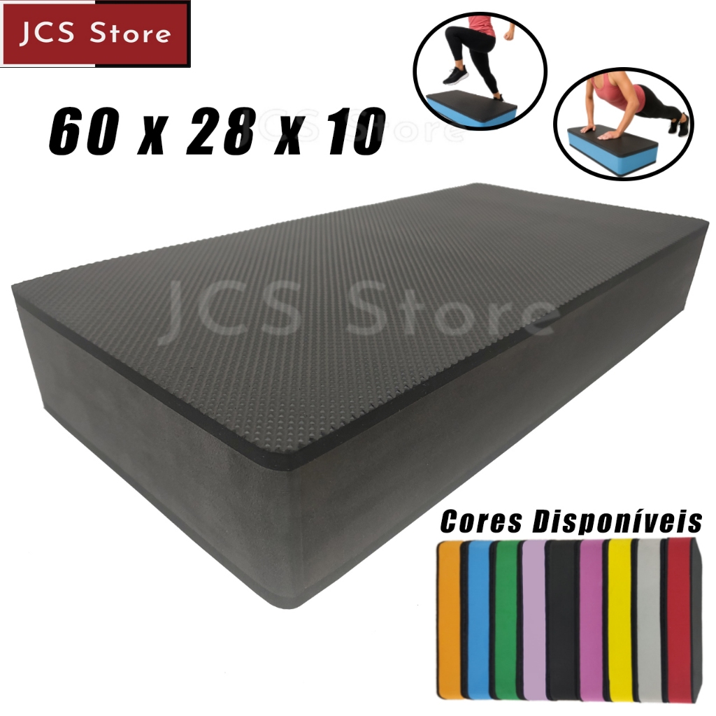 Step 60 X 28 X 10 Academia Exercíos Fitness Aeróbico Esporte E.V.A
