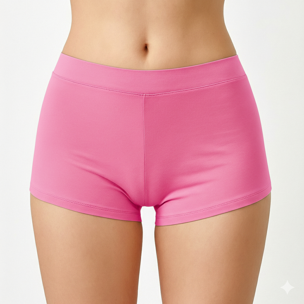 Micro Short Curto Feminino Calcinha Segunda Pele Anagua Moda Intima Lingerie Promoção Revenda