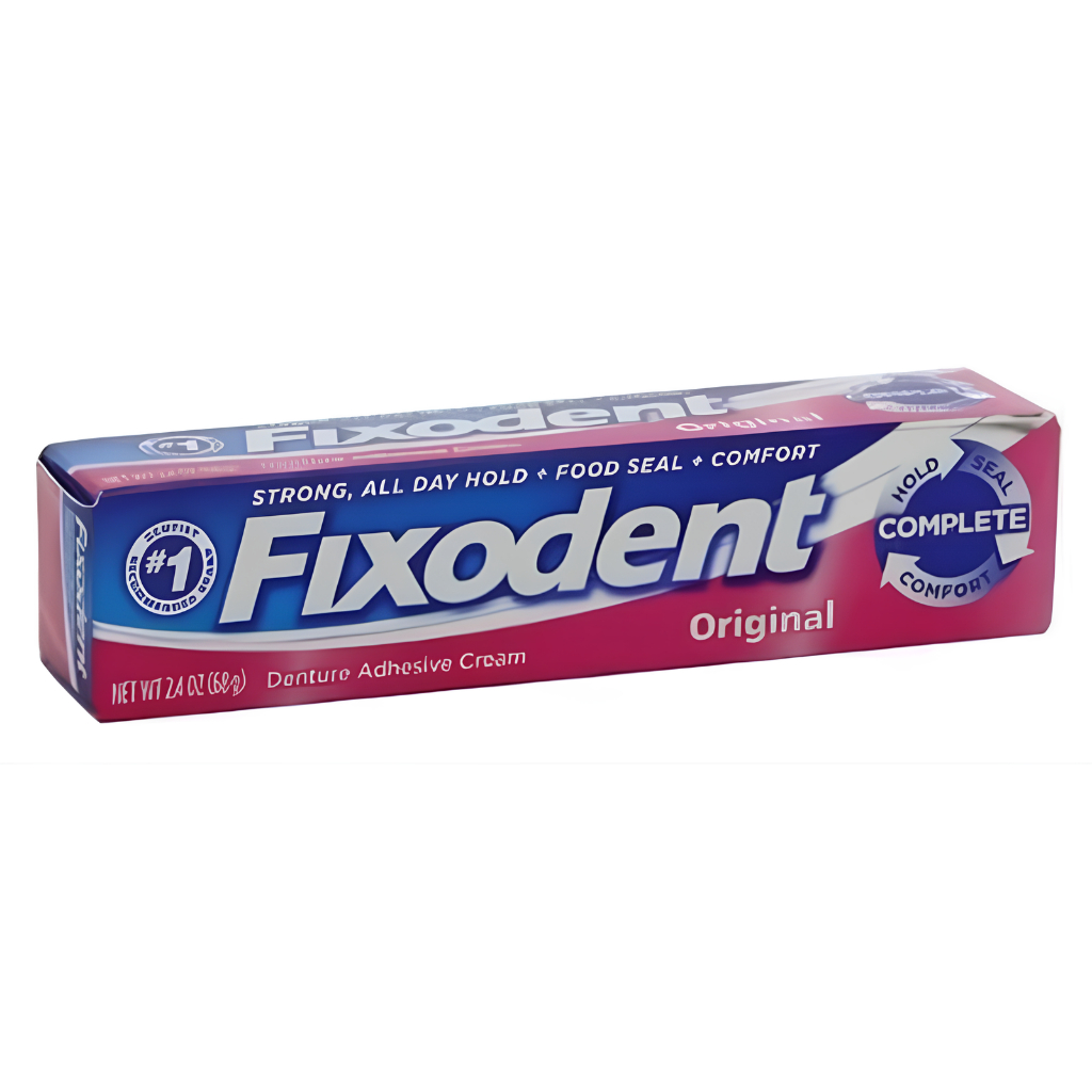 Fixador de Prótese Dentária Fixodent em Gel Sem Glúten Original 68g