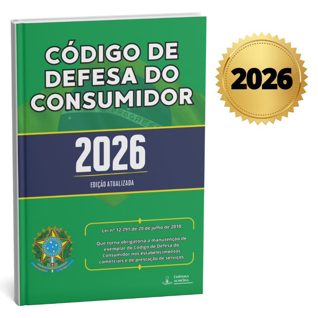 Livro do Código De Defesa Do Consumidor 2026 -  Atualizado Com Placas Adesivas