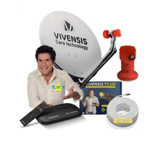 3 kit vx10 multi(antena 60cm + 15mtcabo+lnb+rec)
