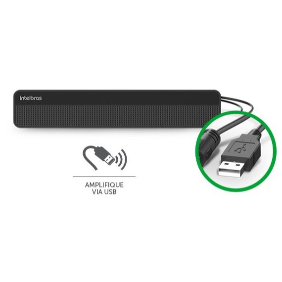 Antena de TV Interna Digital Amplificada via USB UHF/HDTV AI 3101 Intelbras