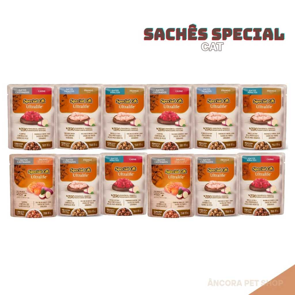 Kit Sachê Special Cat 85g - Escolher