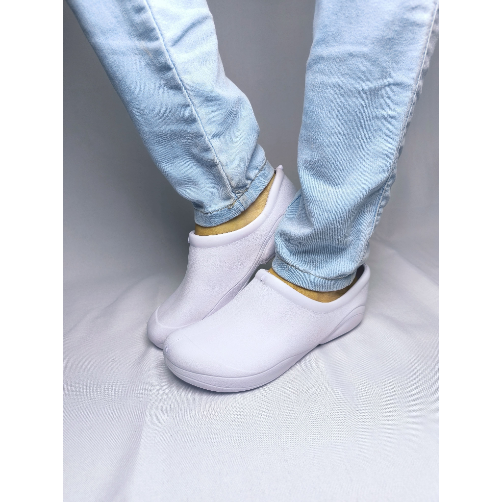 sapato unisex hospitalar enfermagem cozinheira laboratorio clinicas macio  anti derrapante branco, preto, bege, rosa