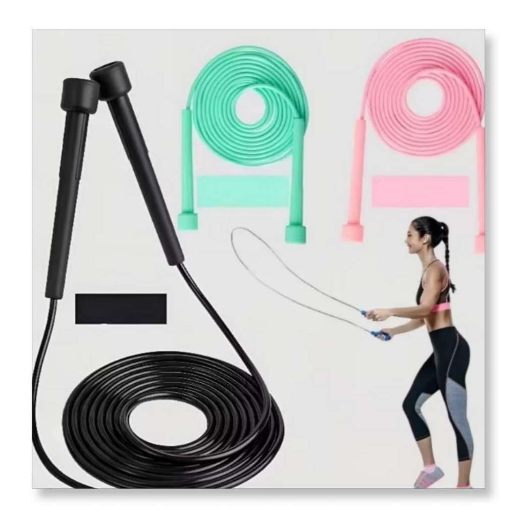 Corda De Pular Speed Rope Ajustável Pvc Crossover