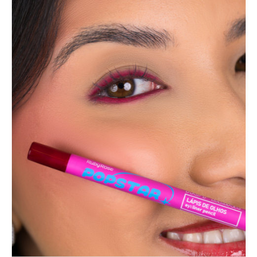 Lápis de olhos APONTÁVEL Cherry Lady Hot Blink Ruby Rose cor CEREJA