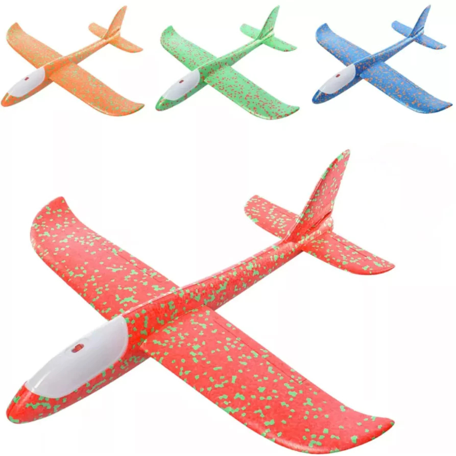 Avião Brinquedo Planador Grande com luzes--Luna