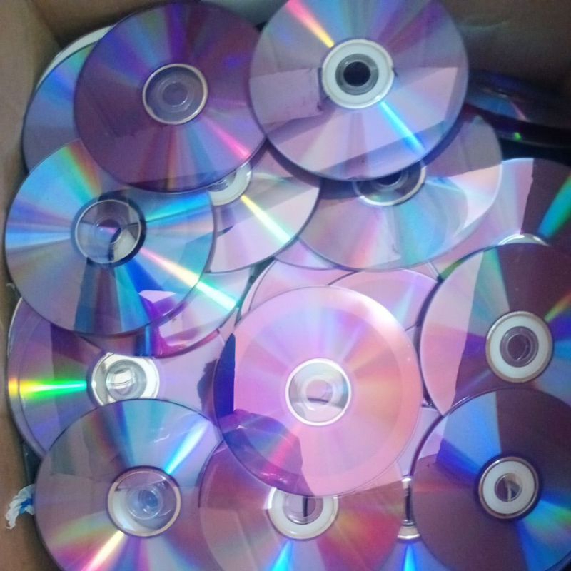 40 CDs Dvd's Usados para Decoração e Artesanatos