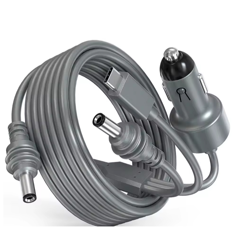 Starlink Mini - Carregador 3 em 1 c/ PD Rápido e Impermeável Compatível Todas Gerações Dc 2m 12v/24v para Carro Entradas