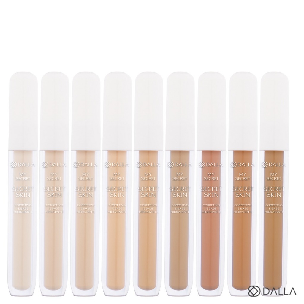 Dalla Corretivo e Base Alta Cobertura My Secret Skin