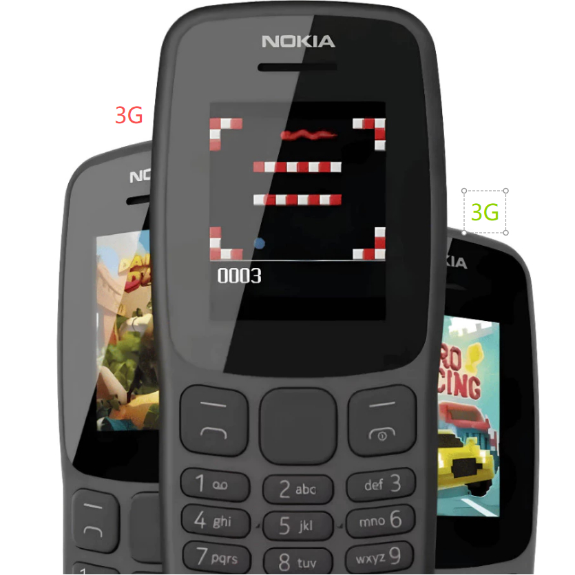 Celular Nokia 106 3G   NO 8210  4G  110 4g 105 4g  Simples Para Idoso 2 Chip