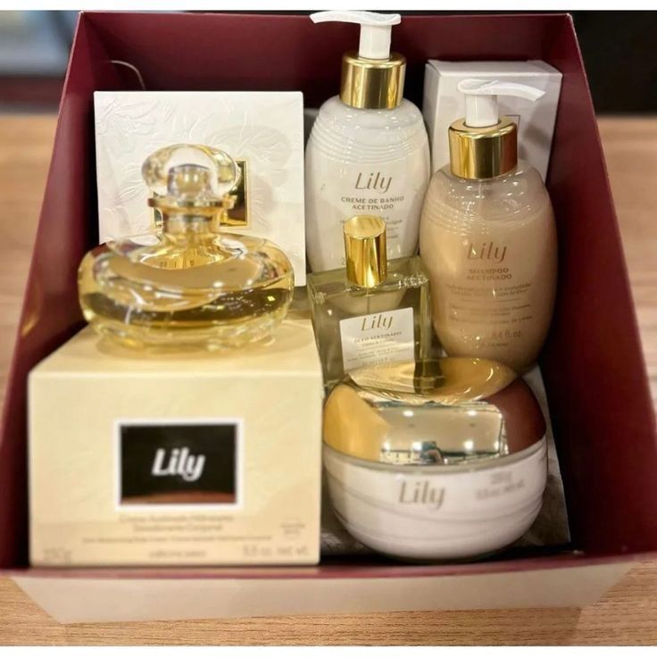 KIT lili creme e perfume 350ml acetinado corpo e mãos hidratante lily lulli