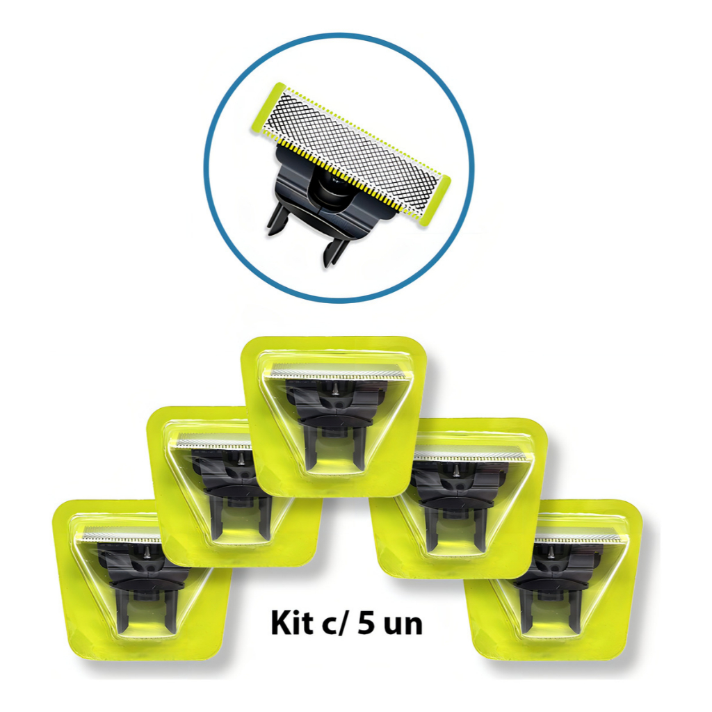 Kit 5 Refil Lâmina De Reposição Para MyOneblade Qualidade Premium