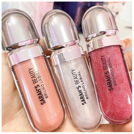 Brilho Labial Brilho Labial Óleo Labial Hidratante Hidratante Brilho Labial de Vidro Transparente