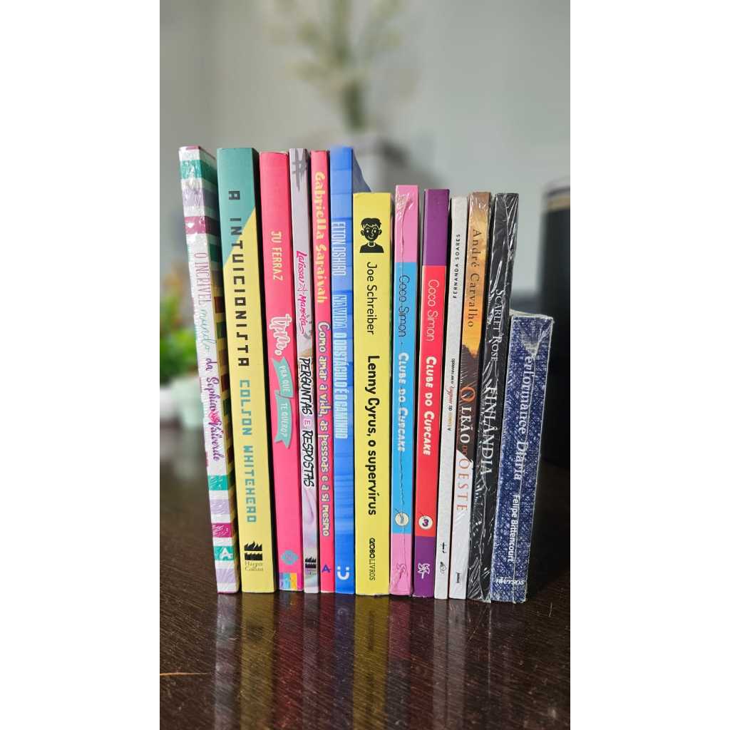 FEIRA DE LIVROS / KIT COM 10 LIVROS SORTIDOS
