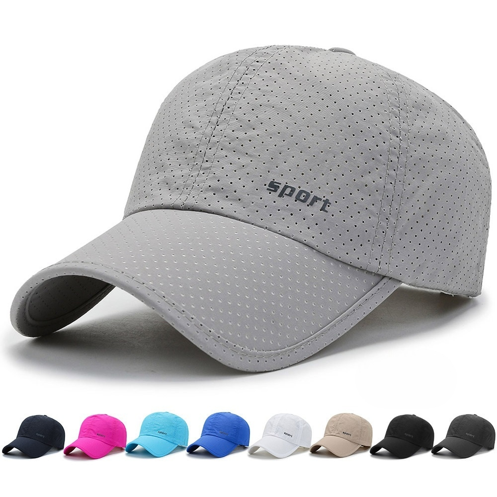 Boné Tactel Casual Respirável Baseball Secagem Rapido Spring Summer New Handsome Outdoor Sports EE5