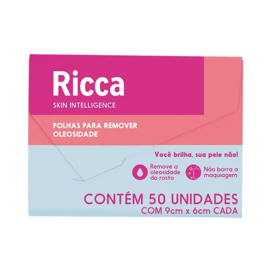Lenço Removedor de Oleosidade Ricca 50 Un