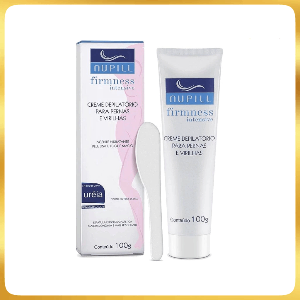 Creme Depilatório P/ Pernas e Virilhas Nupill 100g Firmness