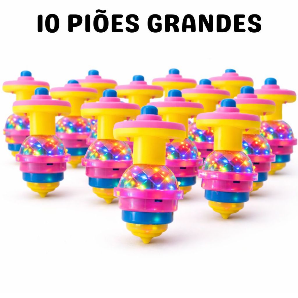 3/5/10/12 Pião Giroscópio Brinquedo Infantil Brincadeira Criança Pronta Entrega Lembrancinhas Presente