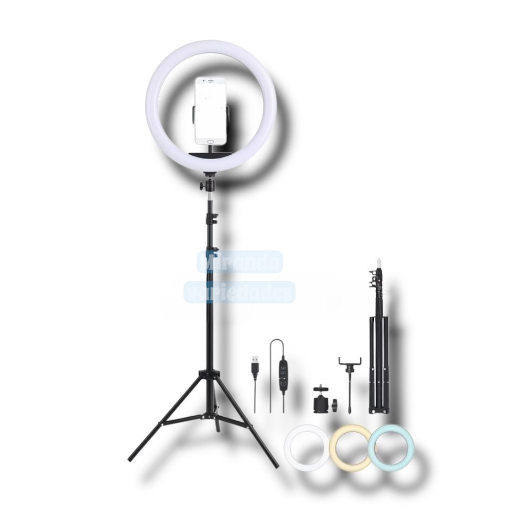 Ring Light Iluminador  Polegadas 10com Tripé Profissional Led Selfie para Celular Profission Premium