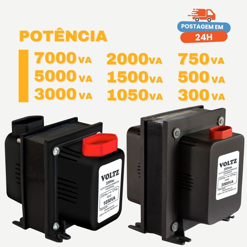Auto Transformador Conversor 7000va 3000va 2000va 1500va 1050va 750va 500va 300va VOLTZ 110v 220v