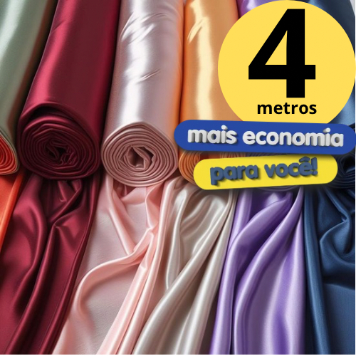 Tecido Cetim Charmousse 1,50M Largura Cetim Liso