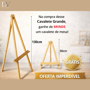 Cavalete Para Placa De Recepção Casamento Evento Festas E Aniversários MAIS BRINDE