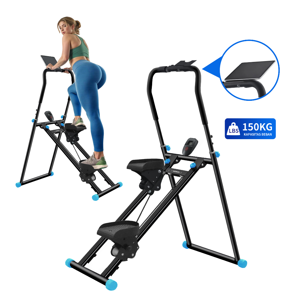 HEROI Simulador de escada/ Academia equipamentos-Para Casa/ estepper doméstico 150kg