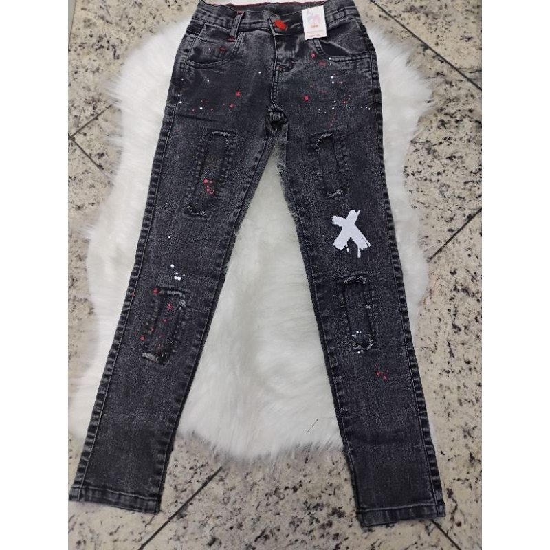 Calça jeans JOGADOR infantil e juvenil