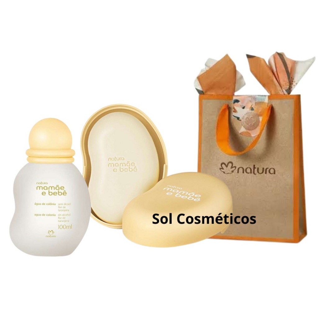 Kit Presente Mamãe e Bebê Flor de Laranjeira (2 itens)