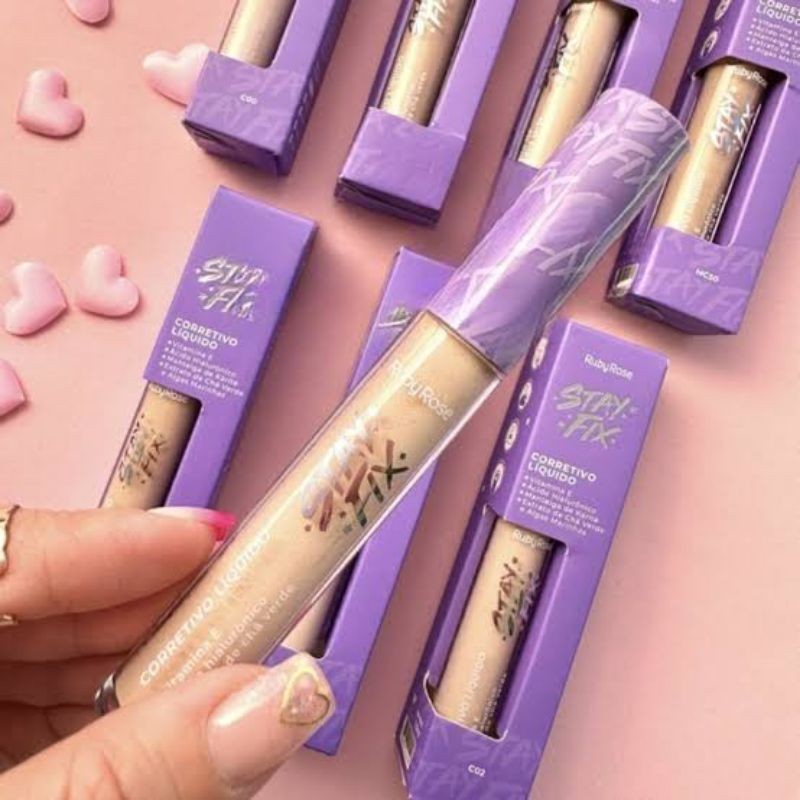 Corretivo Liquido Stay Fix -  Rubyrose