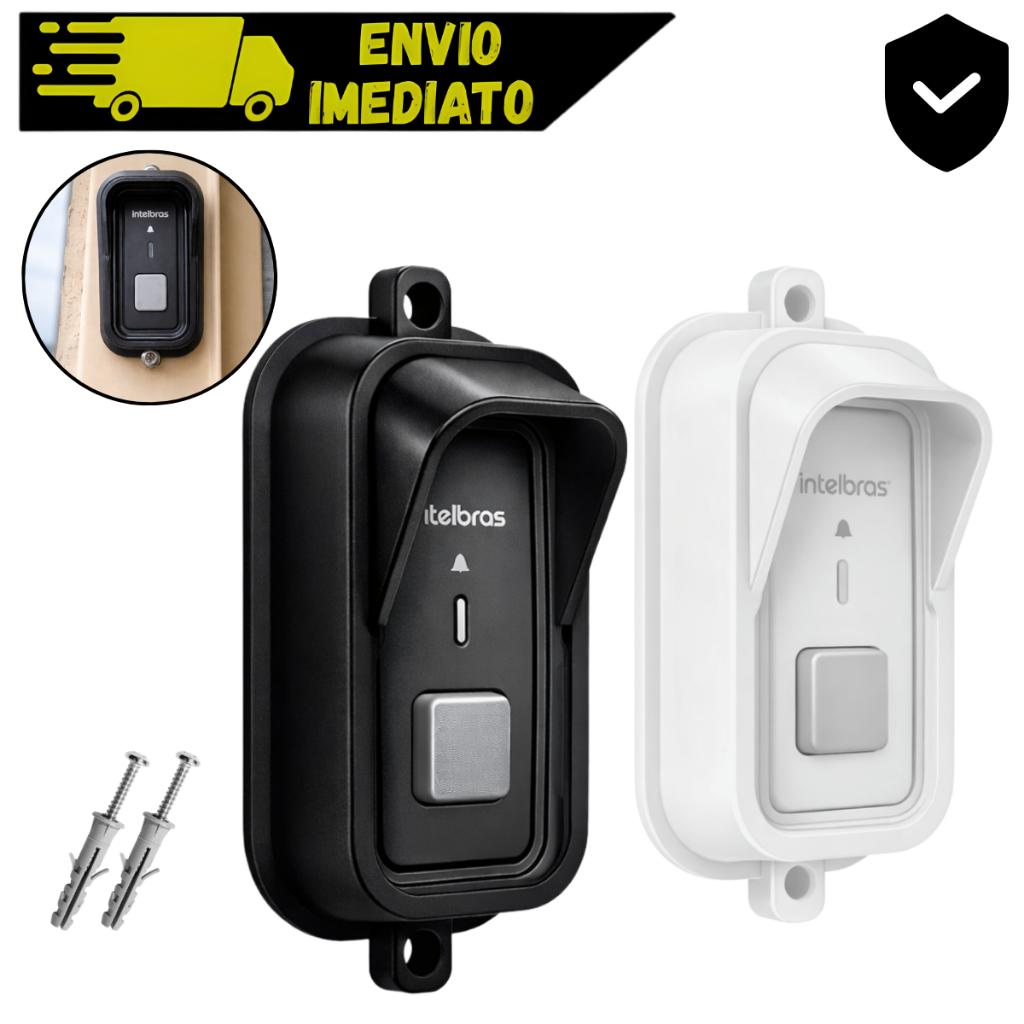 Suporte Protetor Anti Furto Vandalismo Respingos Proteção Para Campainha Intelbras Cib101