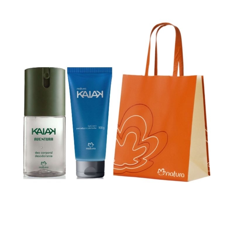 Natura Presente Gel de barbear Kaiak Desodorante Masculino
