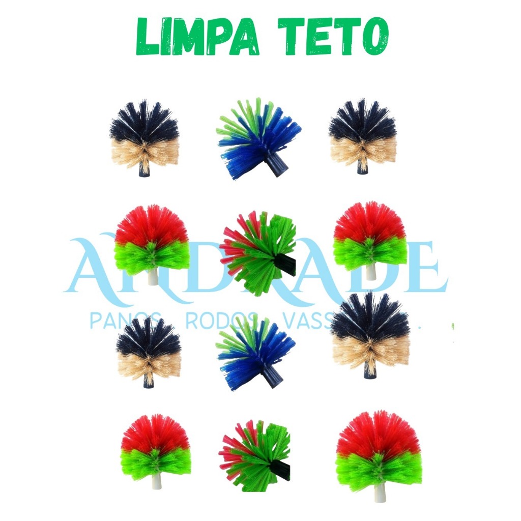 VASSOURA LIMPA TETO BOLA- 12 PEÇAS