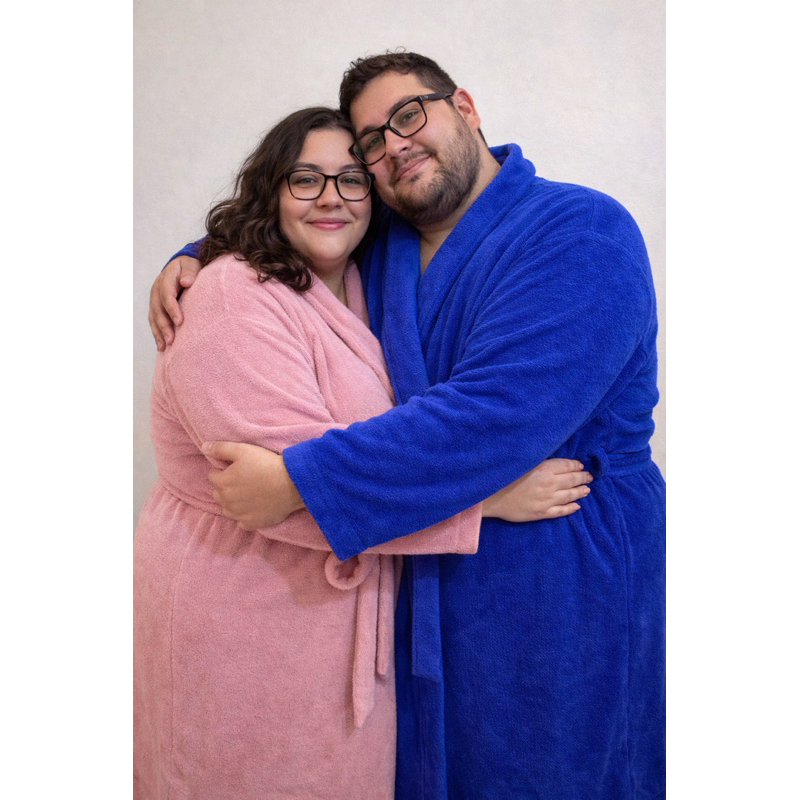 ROUPÃO PLUS SIZE. ROUPÃO QUENTINHO E MACIO. TAMANHO ESPECIAL. ROUPÃO DE CASAL.