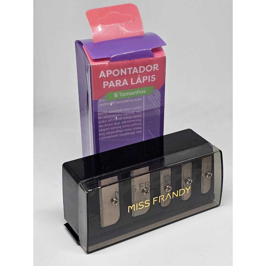 Apontador Universal para lápis de maquiagem Miss Frandy 5 tamanhos