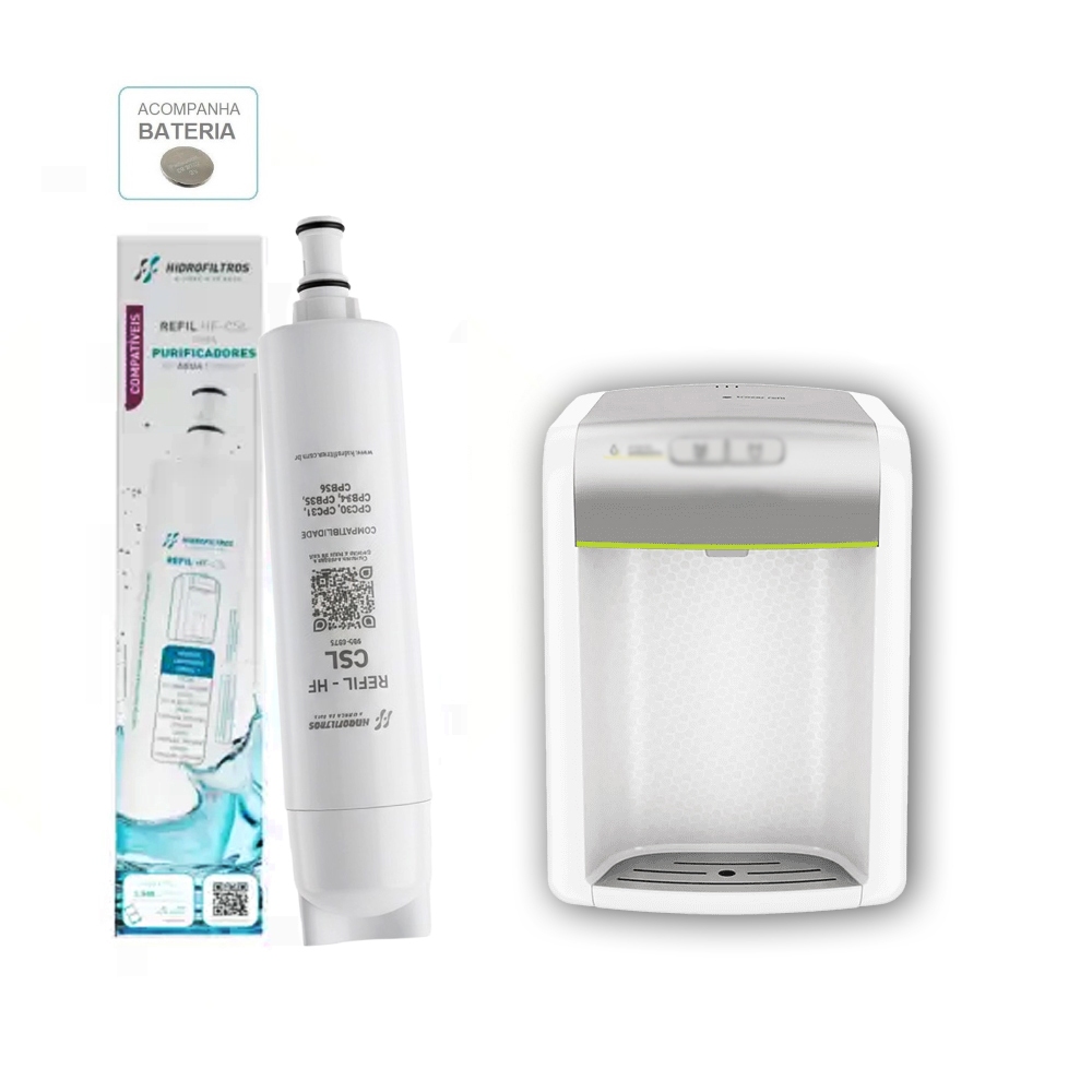 Refil Compatível Hidrofiltros  Purificador Filtro Consul CPB CPC