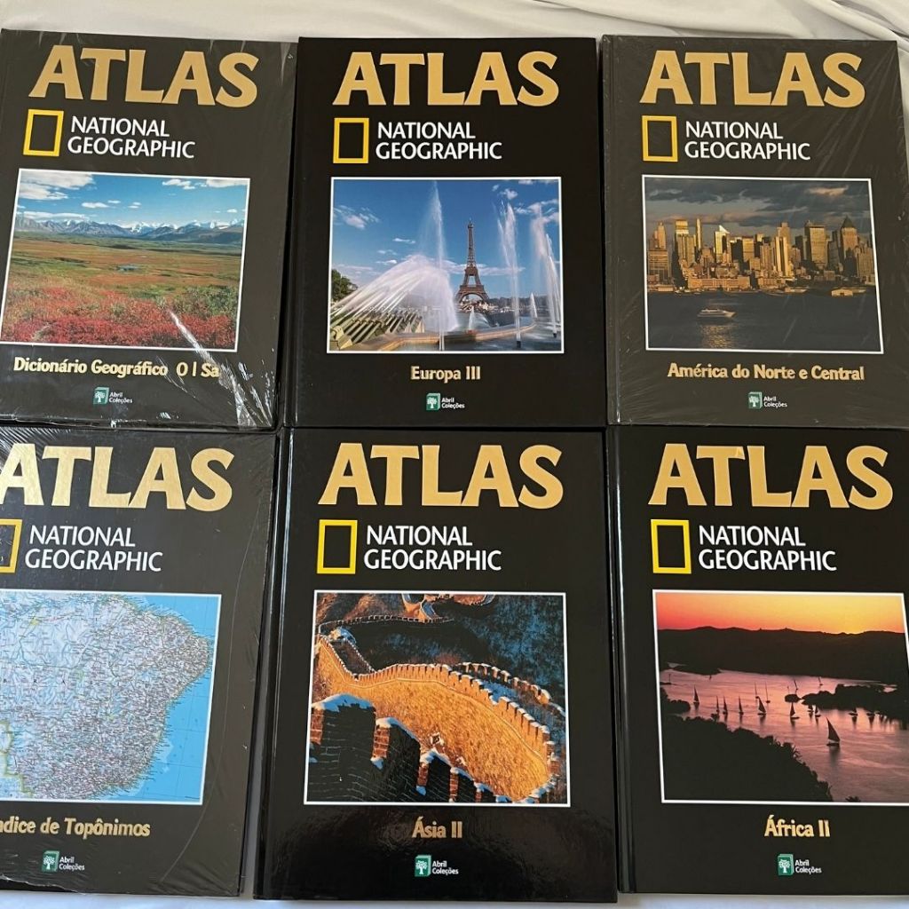 Atlas National Geographic - Abril Coleções - Diversos Volumes