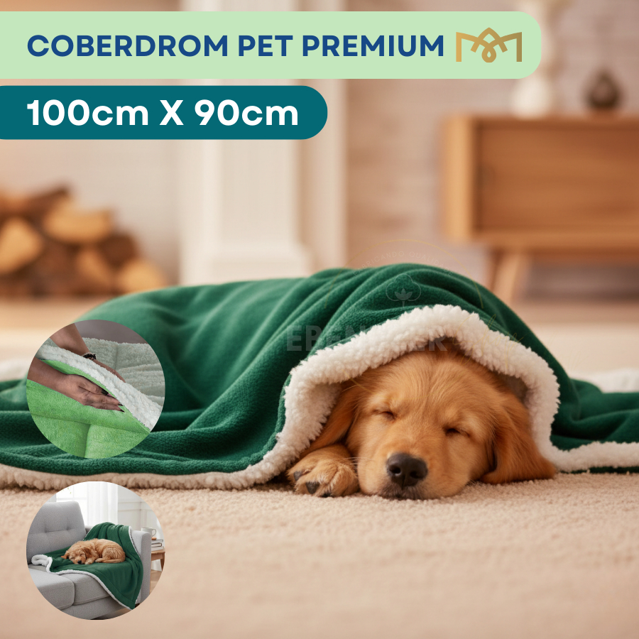 Coberdrom Pet Sherpa Carneirinho Quentinho Premium Antialérgico Resistente Cães Gato Diversas Cores