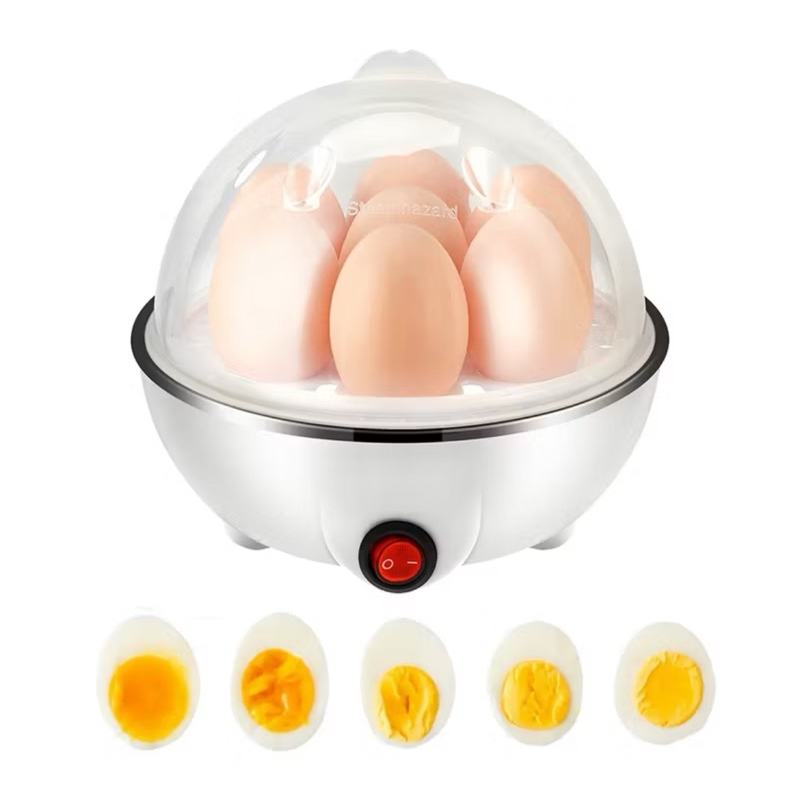 Cozedor de Ovos Elétrico 7 Unidades com Desligamento Automático – Prático, Seguro e Rápido
