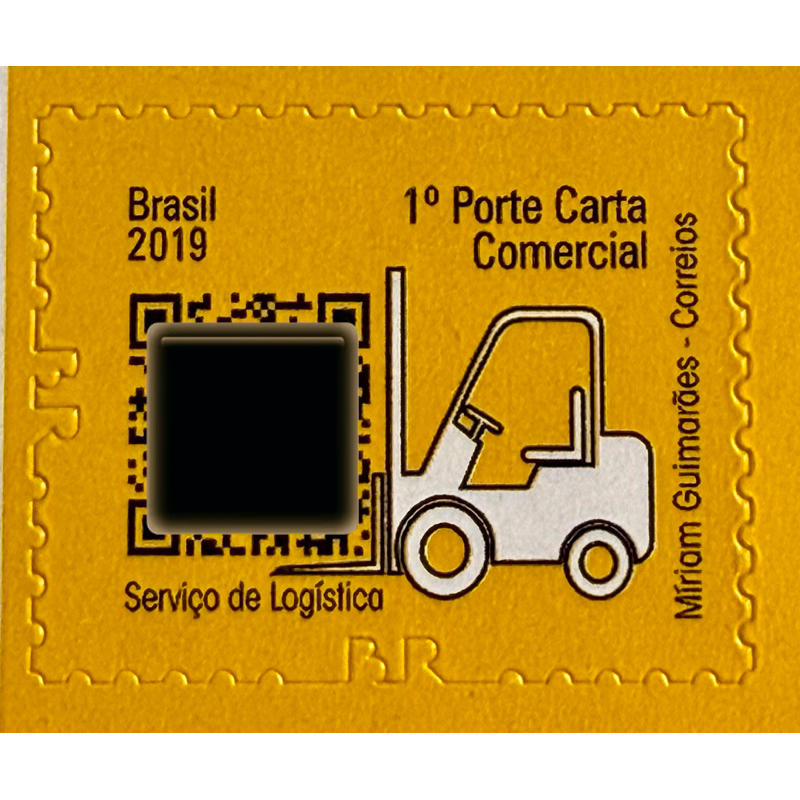 10 selos de primeiro porte Amarelo