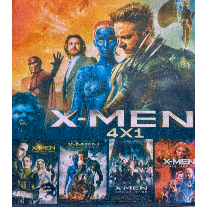 X-Men coleção 4 em 1 dvd
