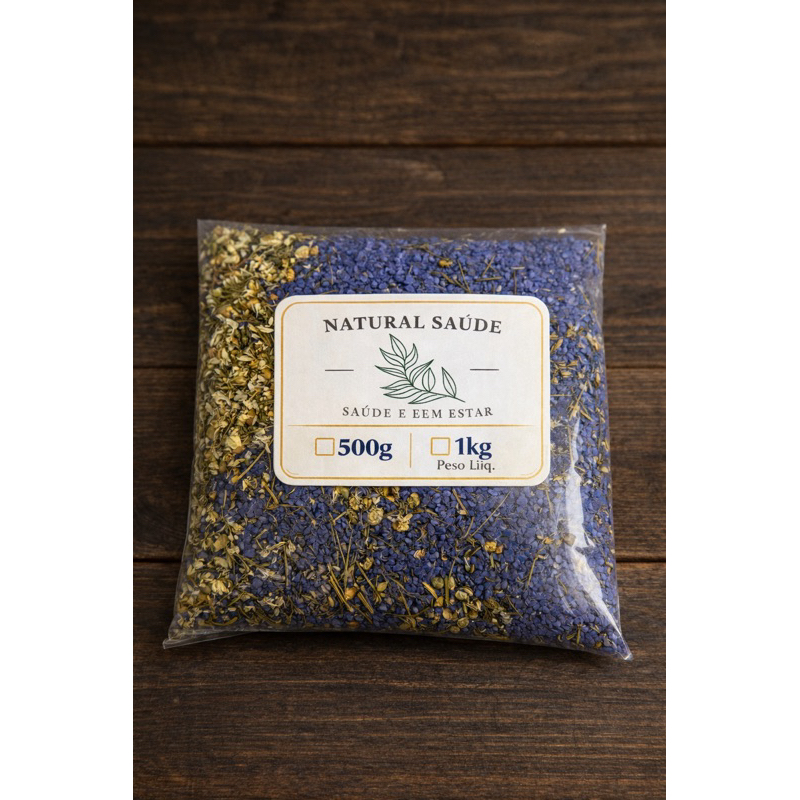 Escalda pés 1kg Lavanda, Camomila e Ervas- Escalda Pés Relaxante