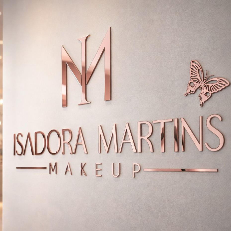 Logo em Acrílico Espelhado 2mm Personalizado para Fachadas e Decoração