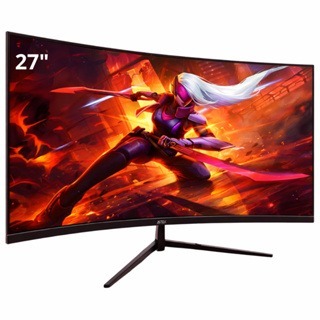 Monitor Gamer Curvo 27" Full HD 180Hz 1ms Alta Imersão Fluidez Extrema HDMI DisplayPort Bivolt