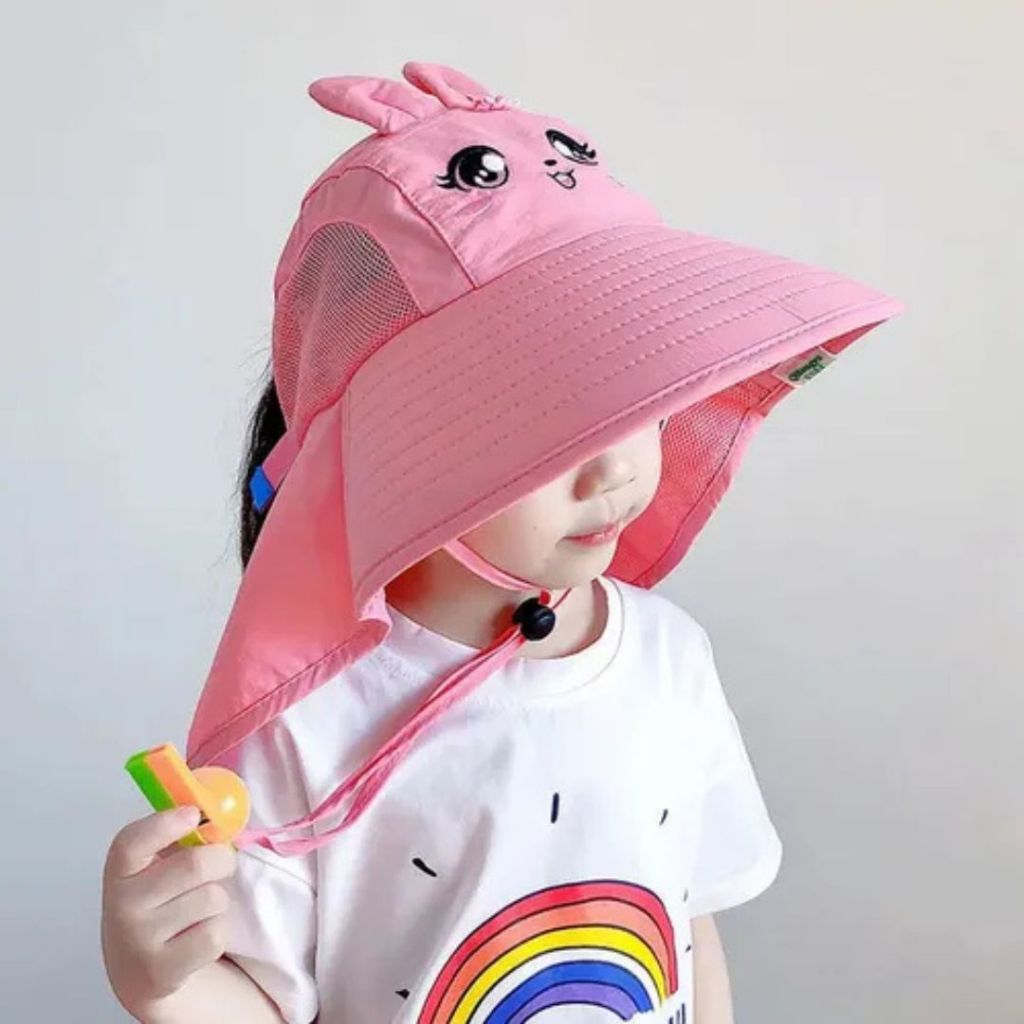 Chapéu Bucket Infantil Praia Piscina Viagem Proteção Solar