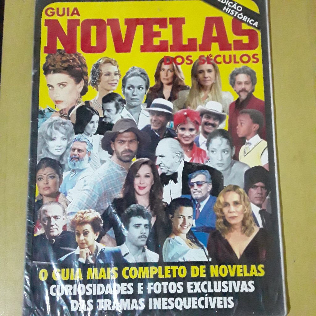 REVISTA GUIA NOVELAS DO SÉCULO EDIÇÃO HISTÓRICA ROQUE SANTEIRO VAMP VALE TUDO IMÉRIO CHOCOLATE COM PIMENTA CAMINHO