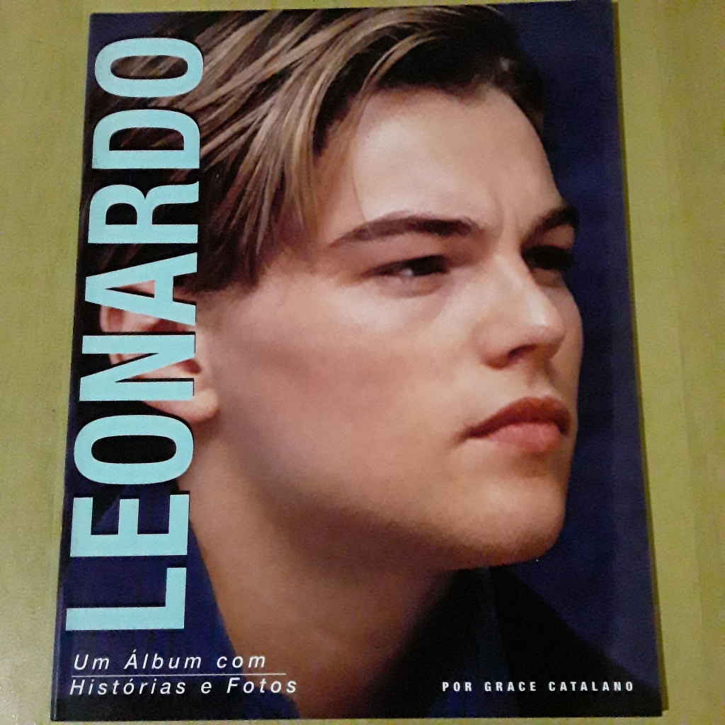 LIVRO LEONARDO DICAPRIO UM ÁLBUM COM HISTÓRIA E FOTOS
