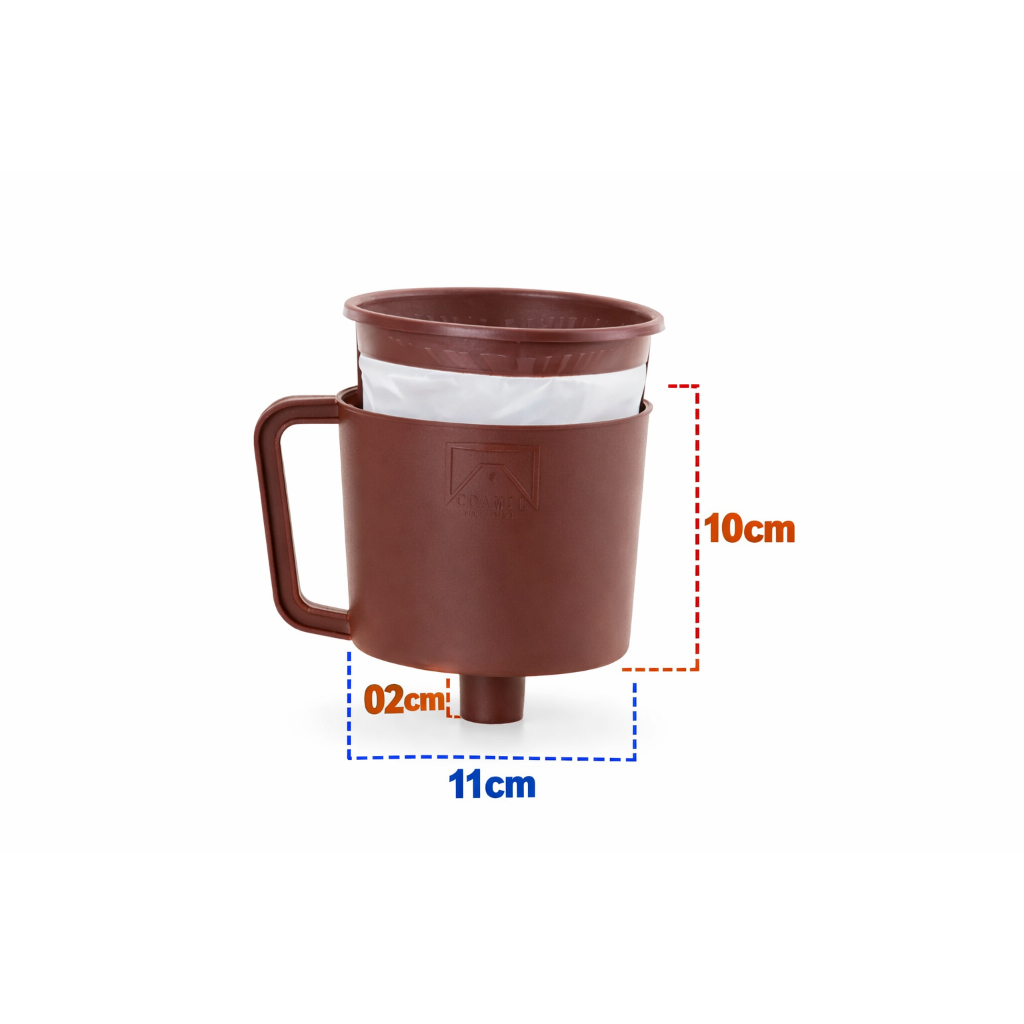 Filtro Permanente para Café COAMIL 103 – Completo (Filtro + Suporte)